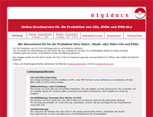 Tablet Screenshot of cd-dvd-bedrucken.de